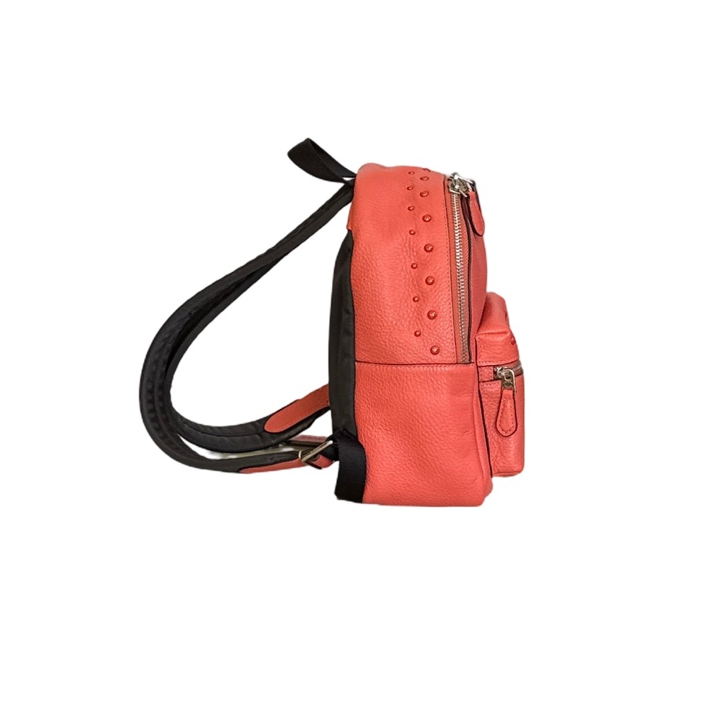 COACH Mini Charlie Backpack With Studs - Picture 3 of 13